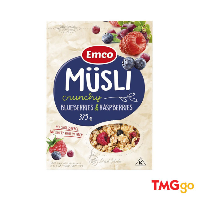 emco musli - chocolat crunchy & hazlenu 375g